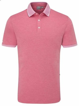 Ping Gideon męskie polo, rhapsody pink marl