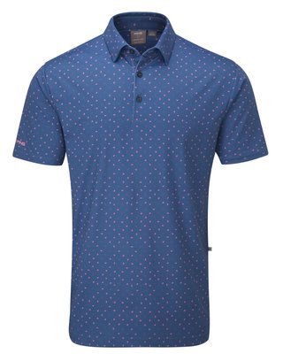 Ping Ephron Printed męskie polo, stellar multi