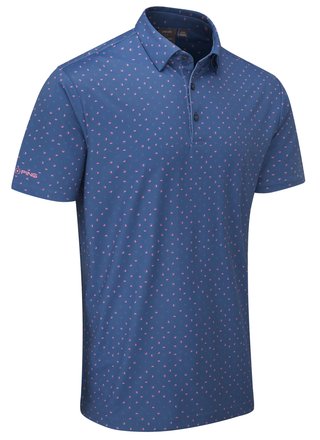 Ping Ephron Printed męskie polo, stellar multi