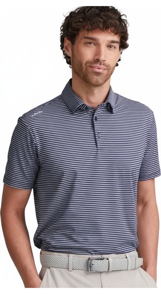 PING Langford męskie polo, navy/white
