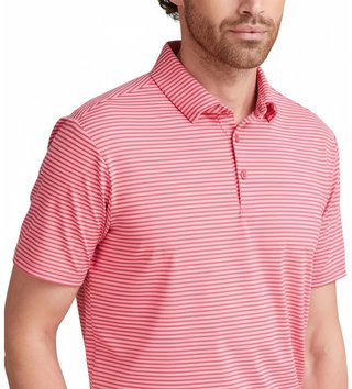 PING Langford męskie polo, rhapsody/pink white