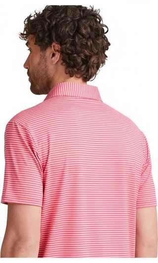 PING Langford męskie polo, rhapsody/pink white