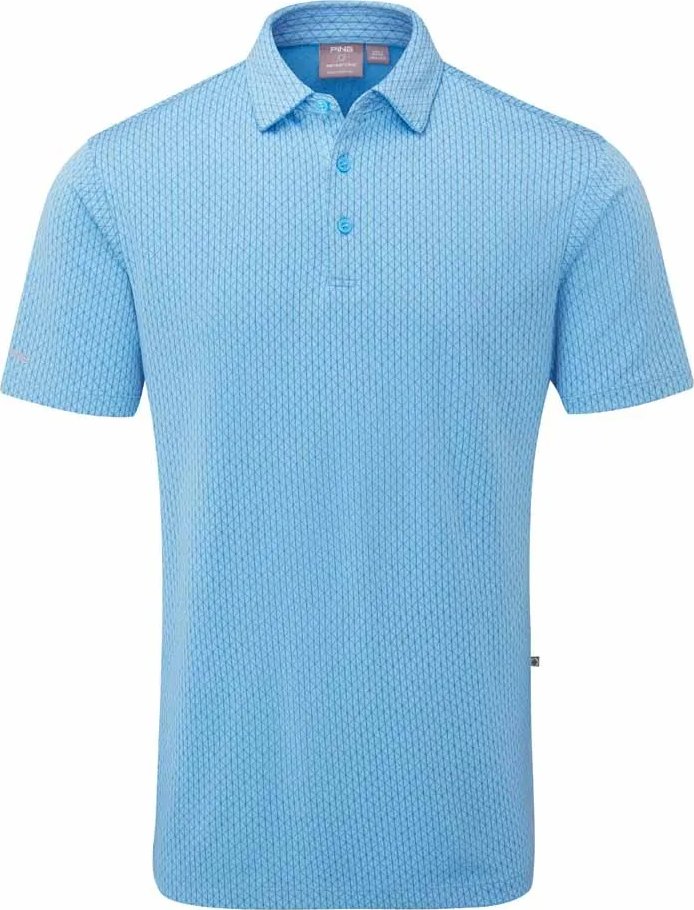 PING Hershel męskie polo, baltic sea multi