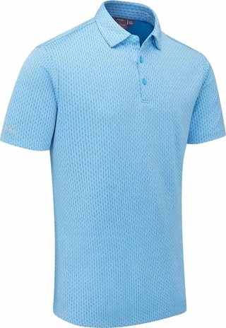 PING Hershel męskie polo, baltic sea multi