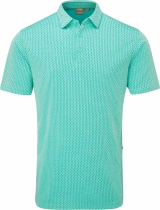 PING Hershel męskie polo, green bay multi