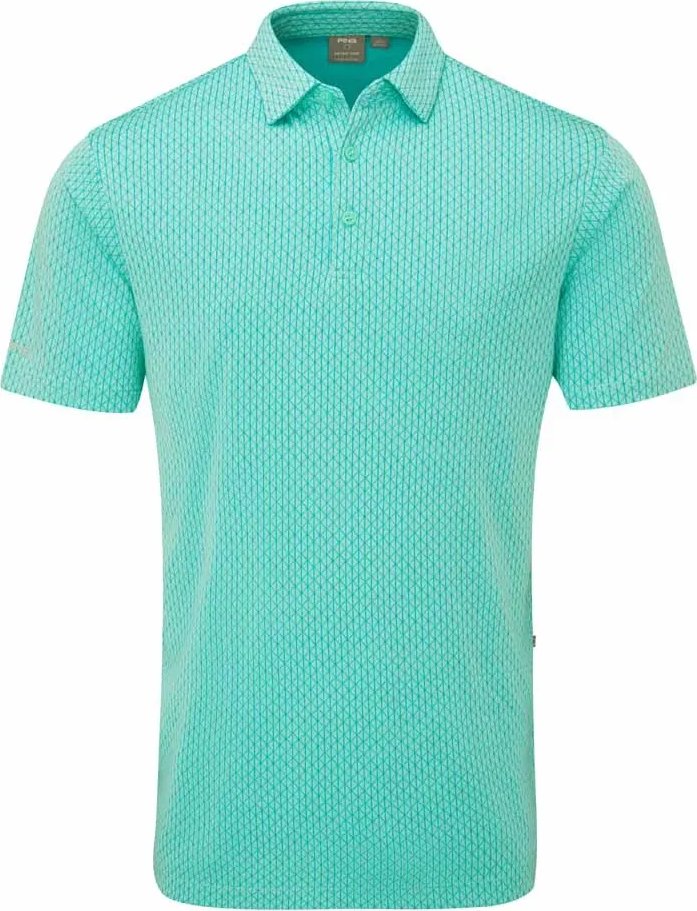 PING Hershel męskie polo, green bay multi