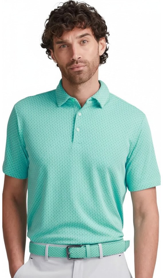PING Hershel męskie polo, green bay multi