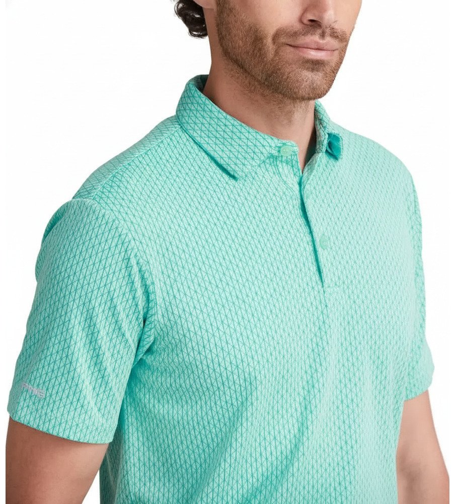 PING Hershel męskie polo, green bay multi