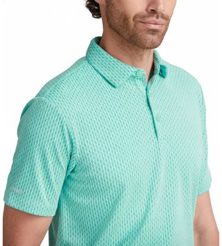 PING Hershel męskie polo, green bay multi