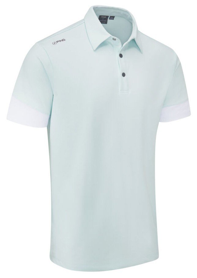 Ping Ty męskie polo, seaspray/white