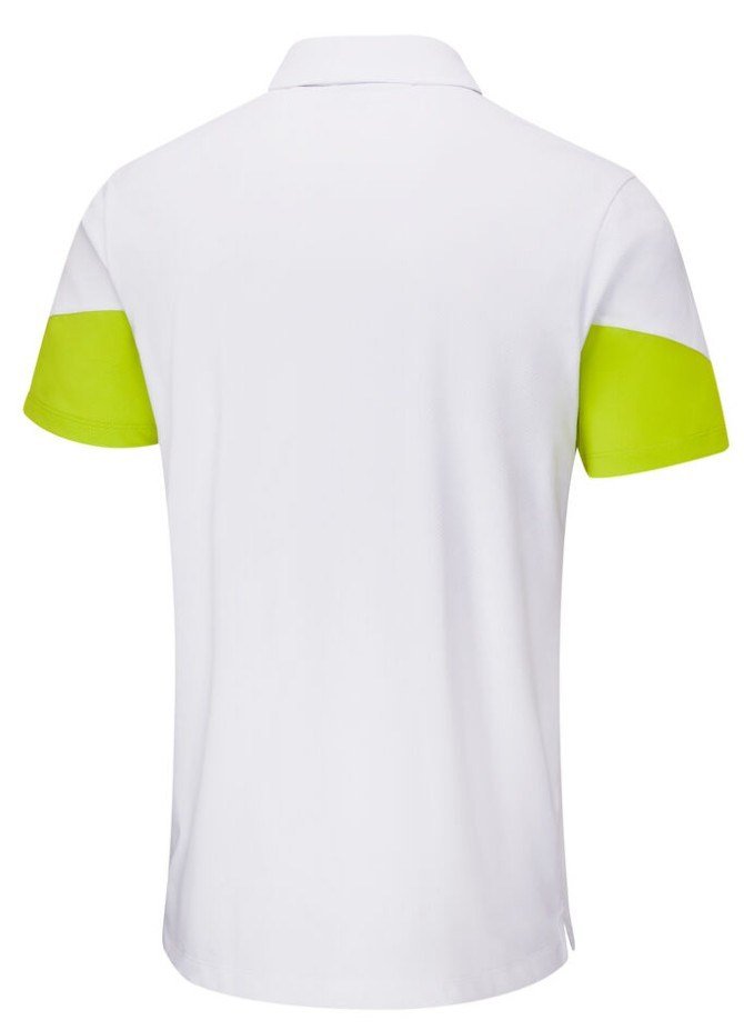 Ping Ty męskie polo, white/lime