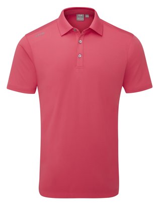 Ping Lindum męskie polo, rhapsody pink