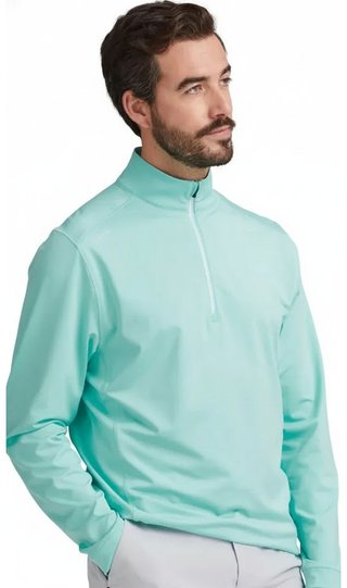 PING Latham Half Zip męska bluza, green bay