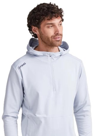 Ping Haldon Hooded Fleece męska bluza, pearl grey