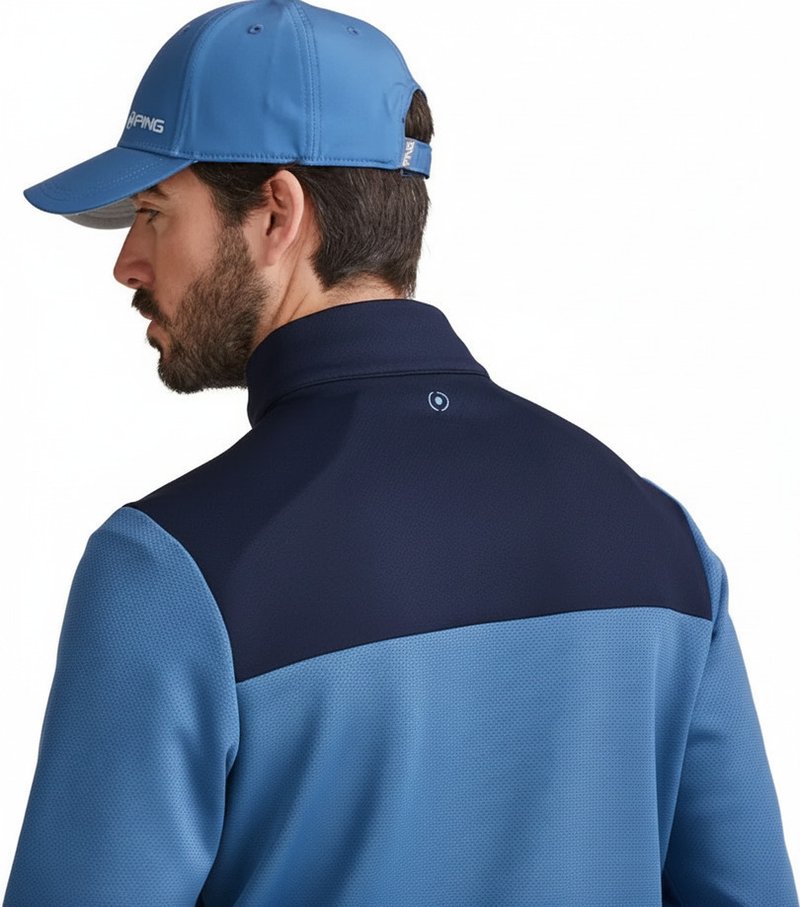 PING Kinver męska bluza, stellar/navy