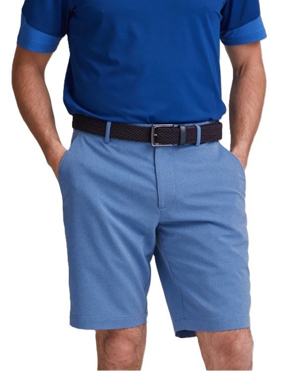 PING Barret męskie spodenki, Bright Cobalt Marl