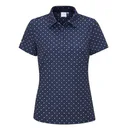 Ping Aeria Printed damskie polo, micro monogram