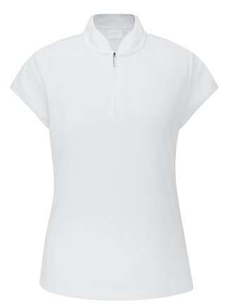 PING Evetta Jacquard damskie polo, białe