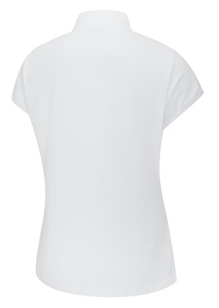 PING Evetta Jacquard damskie polo, białe