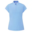 PING Evetta Jacquard damskie polo, infinity blue