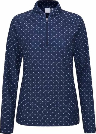 PING Arwen Printed Longsleeve damskie polo, micro monogram