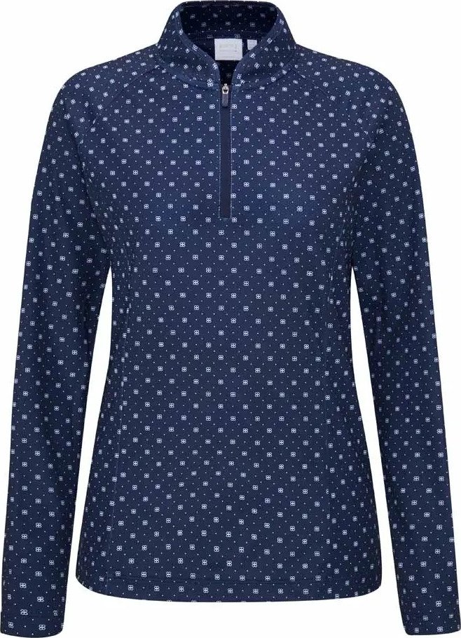 PING Arwen Printed Longsleeve damskie polo, micro monogram