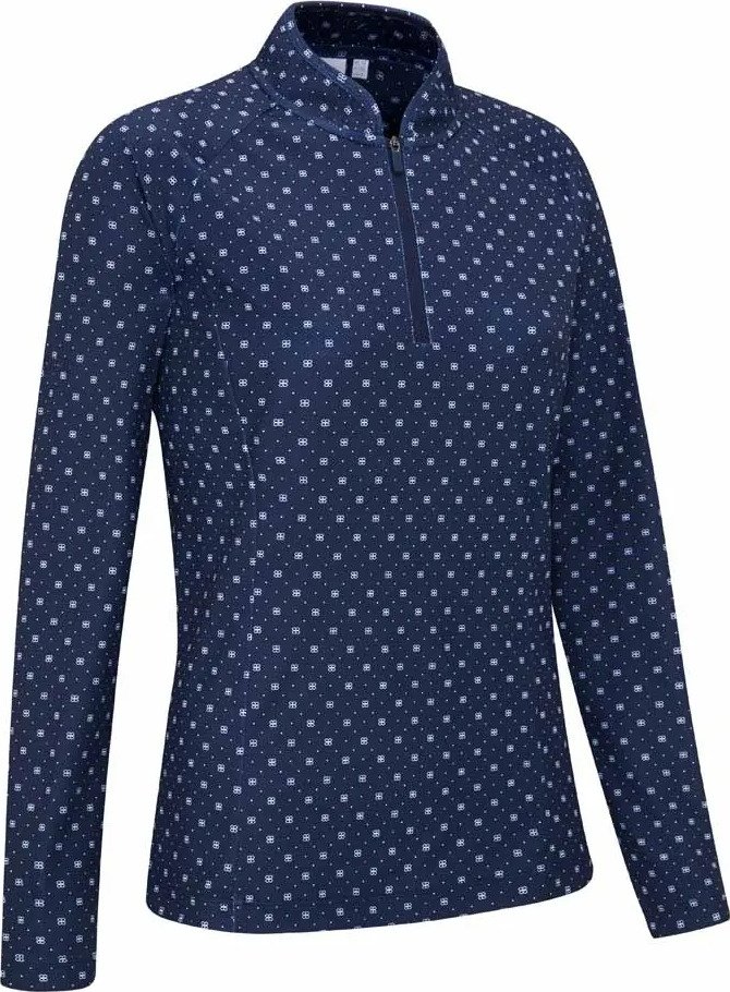 PING Arwen Printed Longsleeve damskie polo, micro monogram