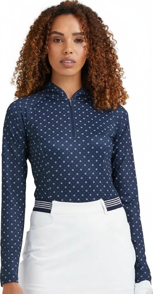 PING Arwen Printed Longsleeve damskie polo, micro monogram