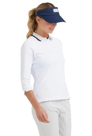 Ping Alicia damskie polo, white/pebble