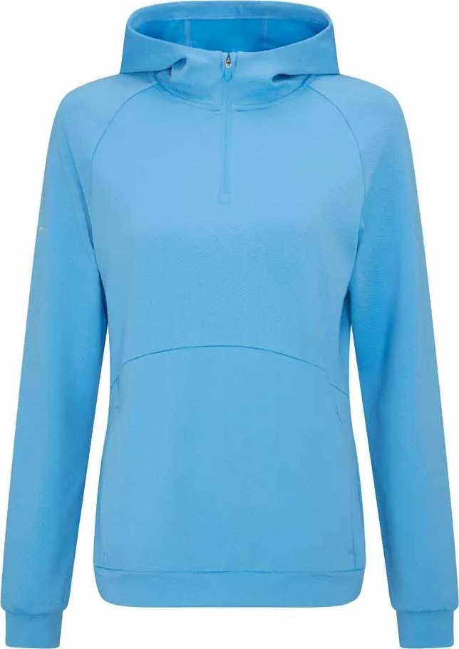 Ping Rhona Textured bluza damska, infinity blue