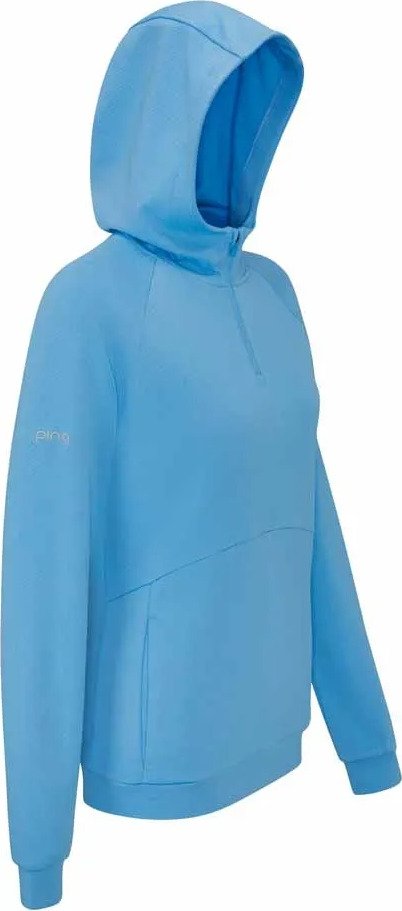 Ping Rhona Textured bluza damska, infinity blue