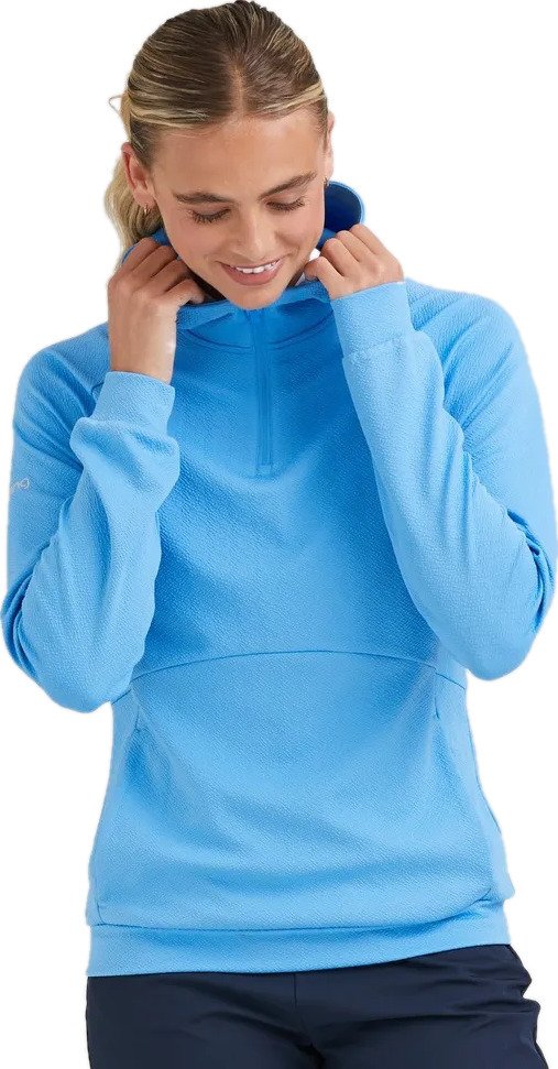 Ping Rhona Textured bluza damska, infinity blue