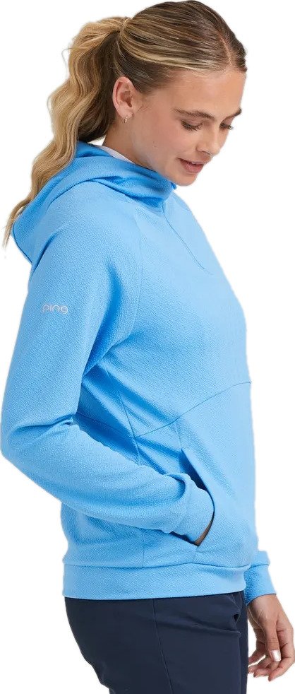 Ping Rhona Textured bluza damska, infinity blue