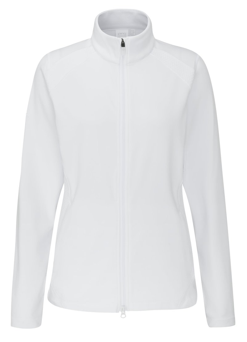 PING Eda Lightweight Full Zip damska kurtka, biała