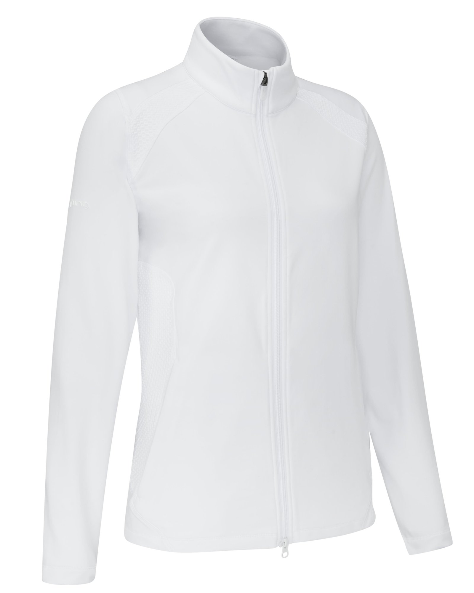 PING Eda Lightweight Full Zip damska kurtka, biała
