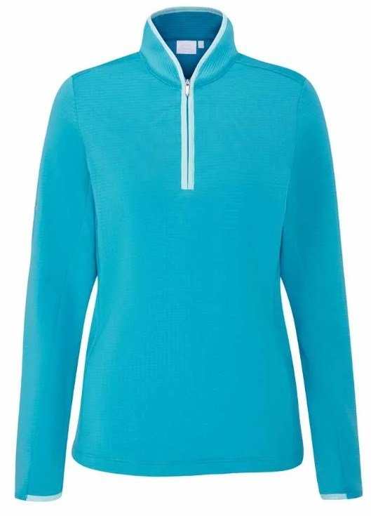 Ping Abigale Performance Fleece damska bluza, turquoise