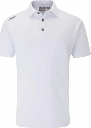 PING Lindum Junior dziecięce polo, białe