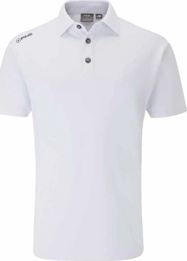 PING Lindum Junior dziecięce polo, białe