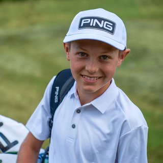 PING Lindum Junior dziecięce polo, białe