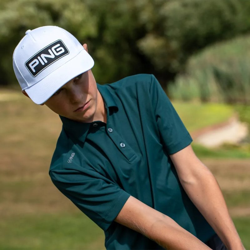 PING Lindum Junior dziecięce polo, pine