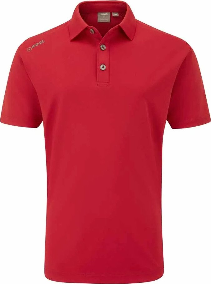 PING Lindum Junior dziecięce polo, rich red