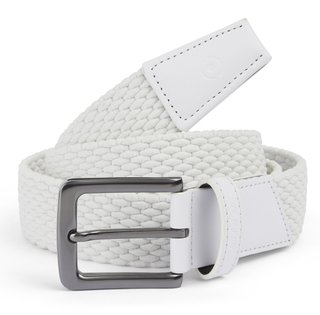 Ping stretch webbing pasek męski, biały