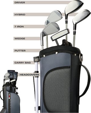Wilson Profile JR Medium junior zestaw golfowy, 127-142cm