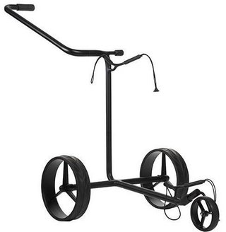 JuStar Black 3-Wheeled wózek golfowy + torba transportowa i hamulec