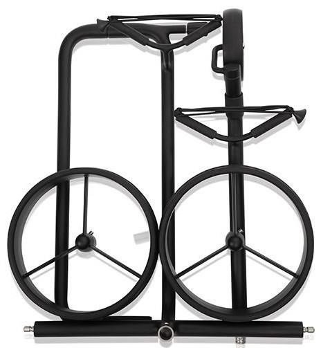 JuStar Black 3-Wheeled wózek golfowy + torba transportowa i hamulec