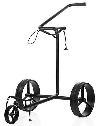 JuStar Black 3-Wheeled wózek golfowy + torba transportowa i hamulec