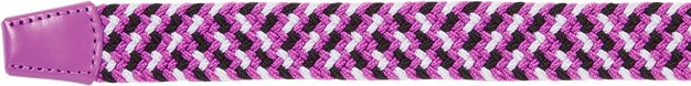 FootJoy Braided unisex pasek, czarny/biały/jagodowy, długi