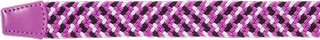 FootJoy Braided unisex pasek, czarny/biały/jagodowy, długi