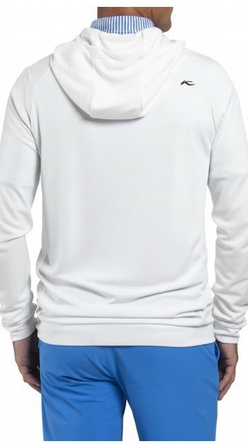 KJUS Kallen Hooded męska bluza, biała