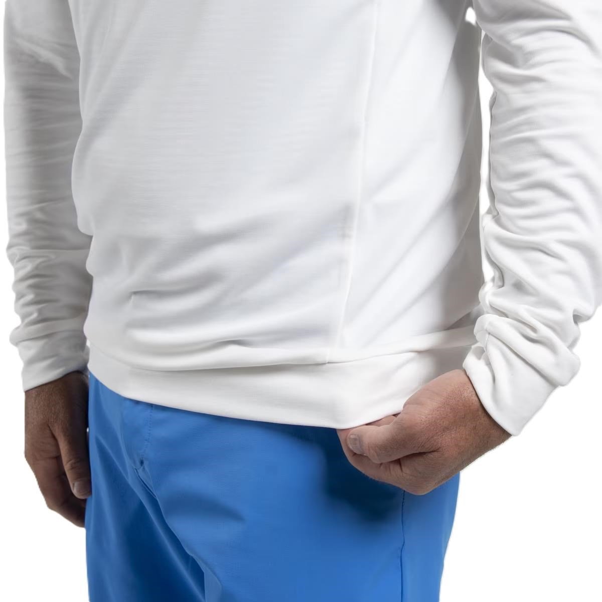 KJUS Kallen Hooded męska bluza, biała